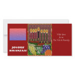 joyous kwanzaa photo greeting card