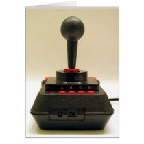 Joystick C64 Greeting Card