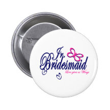 Jr. Bridesmaid/ Butterfly Theme Pin