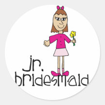 Jr. Bridesmaid Gifts and Favours Stickers
