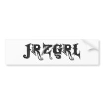 Jrzgrl Bumper Stickers