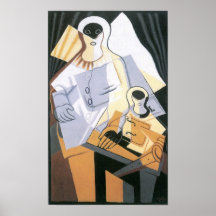 Juan Gris - Pierrot Print