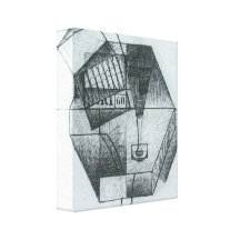 Juan Gris - Still Life with checked tablecloth Gallery Wrap Canvas