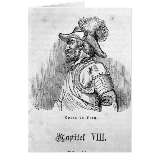 Juan Ponce de Leon Greeting Cards