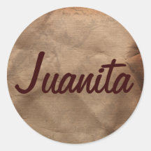 JUANITA Name Stickers Collection