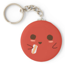 Jubu - red ball keychains