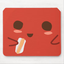 Jubu - red ball mouse pads