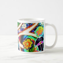 Judaica Hamsa Ivory Tree Of Life Coffee Mugs