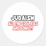 Judaism...Cool Kids Round Stickers