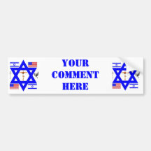 JUDEO-CHRISTIAN BUMPER STICKER