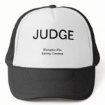 JUDGE, Blumpkin Pie Eating Contest hats