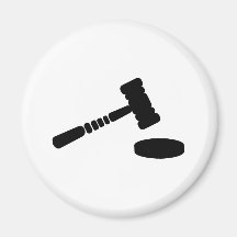 Judge hammer fridge magnets