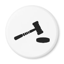 Judge hammer fridge magnets