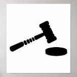 Judge hammer posters