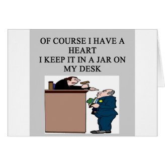 JUDGE joke Card