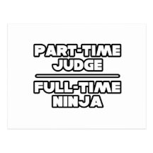 Judge / Ninja Post Card