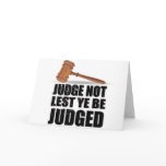 "Judge Not" Notecards