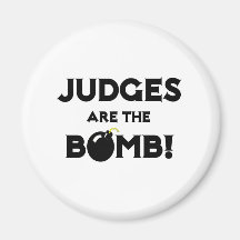 Judges Are The Bomb! Magnets