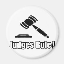 Judges Rule! Fridge Magnets
