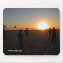 Judging kites at sunset mousepads