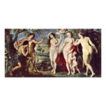 Judgment Of Paris By Rubens Peter Paul photo cards