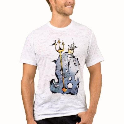 judgment of poseidon tee shirt by markmellon