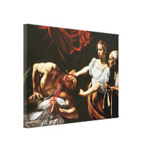 Judith Beheading Holofernes - Caravaggio Canvas Print