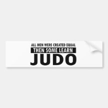 judo designs bumper sticker