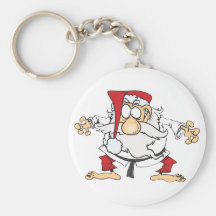 Judo-Santa Key Chains