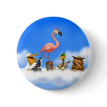 Jug Band O' Birds Button
