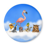 Jug Band O' Birds Magnet