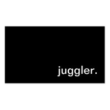 Juggler Business Card