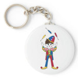Juggling Circus Clown Keychain