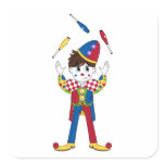 Juggling Circus Clown Sticker