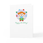 Juggling Clown Birthday Card