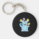 juggling easter eggs bunny keychains