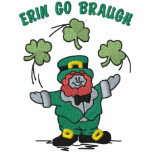 Juggling Leprechaun embroidered shirts