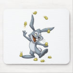 Juggling Rabbit Mousepad
