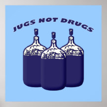 Jugs Not Drugs Poster