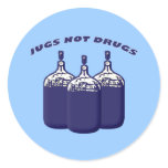 Jugs Not Drugs stickers
