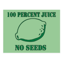 Juice No Seeds Postcards
