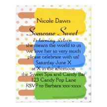 Juicy  Ice Pops Custom Invites