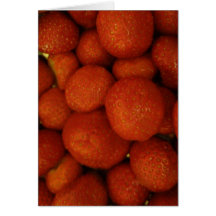 Juicy Strawberries Greeting Card