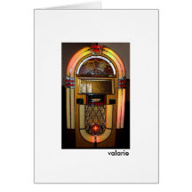 juke box note card