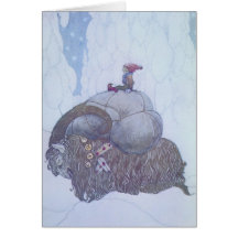 "Julbocken" Greeting Card
