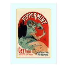 Jules Chéret,advertisment,1890 Post Card