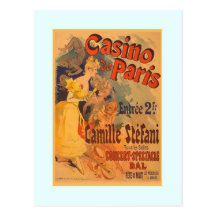 Jules Chéret,advertisment,1891 Post Card