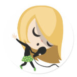 Jules the Singer Sticker