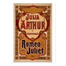 Julia Arthur, in 'Romeo and Juliet' Retro Theatre Postcard