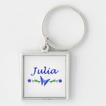 Julia (Blue Butterfly) Keychains